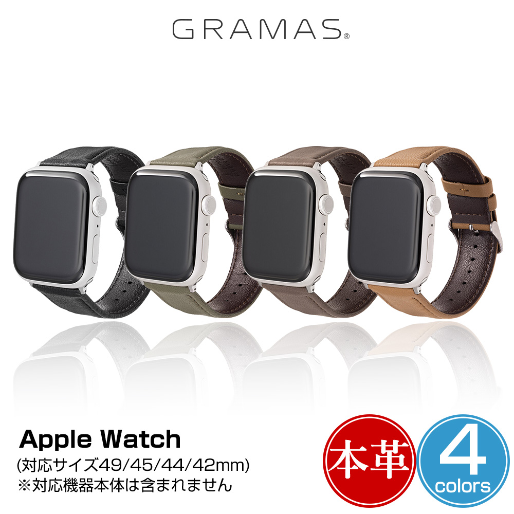 Apple Watch (49 45 44 42mm)逕ｨ繝ｬ繧ｶ繝ｼ繝舌Φ繝� - 1