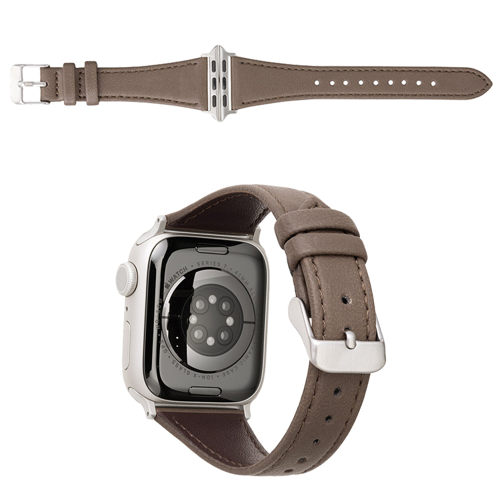Apple Watch 41mm 40mm 38mm Lumiere 強力撥水レザーバンド GRAMAS