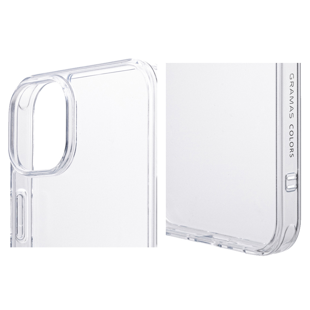 GRAMAS COLORS Glassty ガラスハイブリッドケース for iPhone 15 Plus