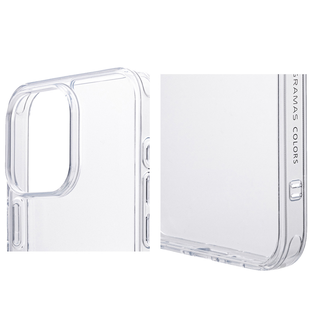 GRAMAS COLORS Glassty ガラスハイブリッドケース for iPhone 15 Pro Max
