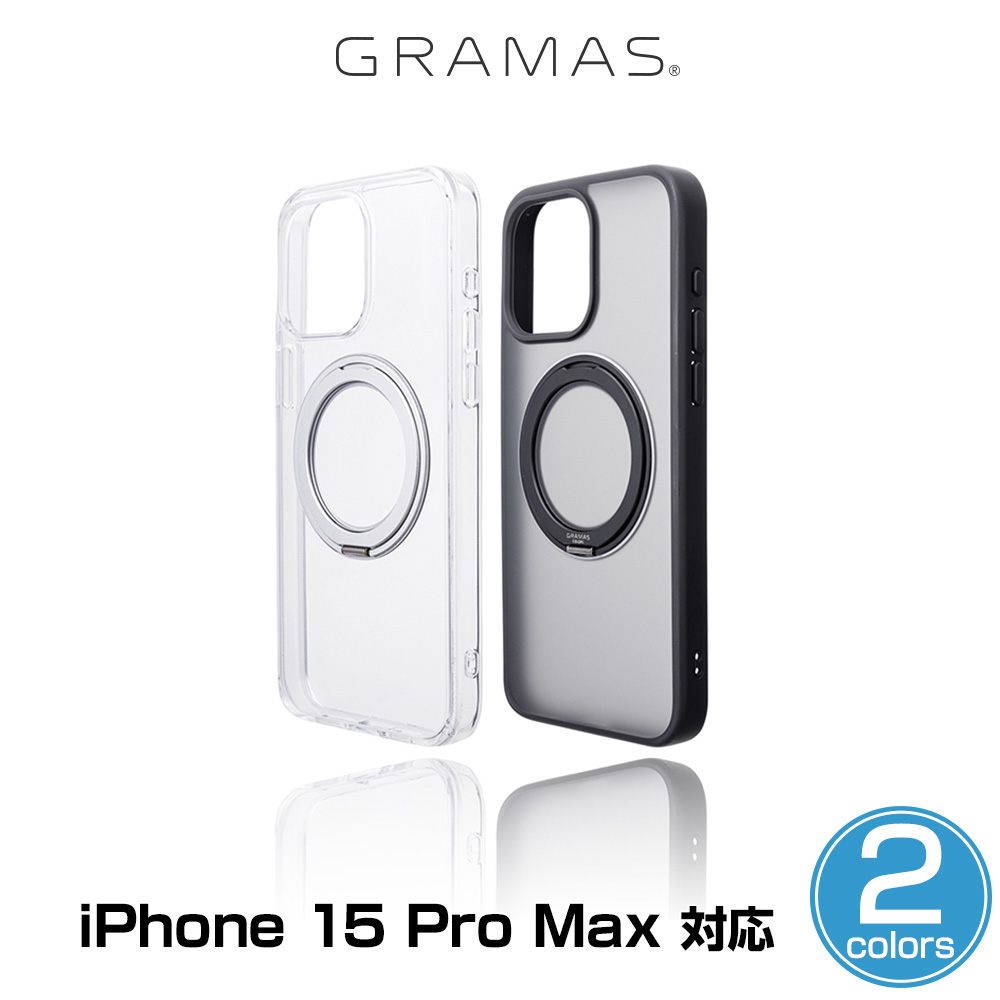 iPhone 15 Pro Max 耐衝撃ハイブリッドケース GRAMAS COLORS Mag-O