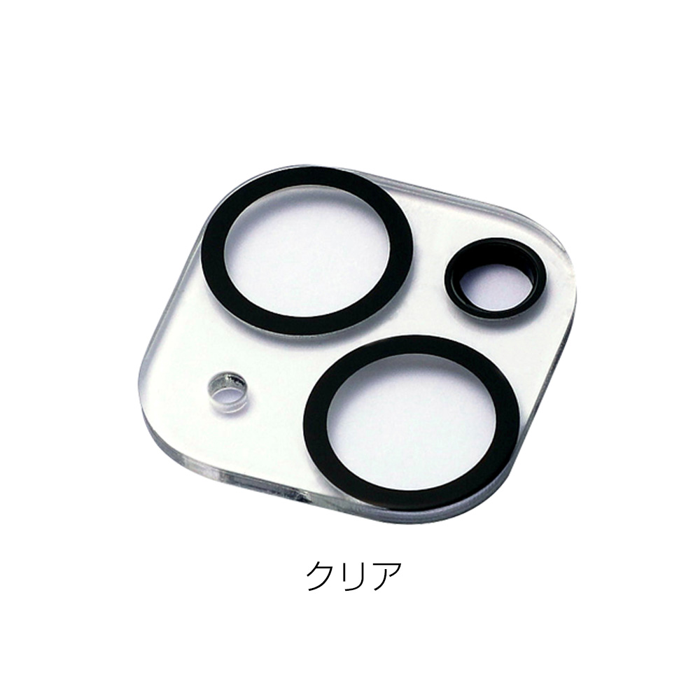 PREMIUM CLEAR CAMERA LENS COVER for iPhone15 レンズカバー