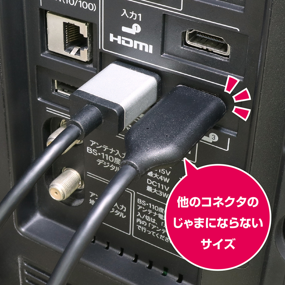 MIYOSHI USB Type-C HDMI converter cable 1.5m