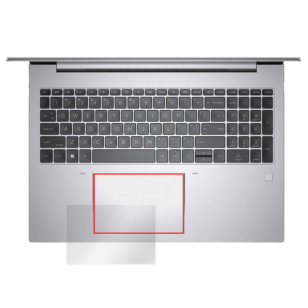 HP ZBook Firefly 16 inch G10 Mobile Workstation タッチパッド用保護フィルム