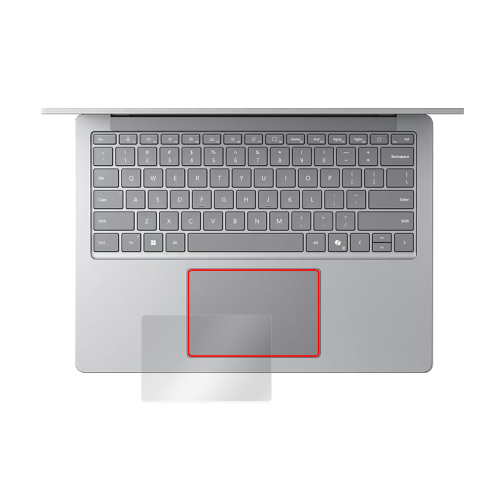 Surface Laptop 6 13.5 インチ タッチパッド用保護フィルム
