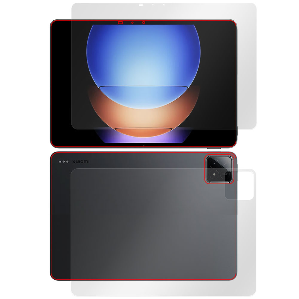 Xiaomi Pad 6s Pro 12.4 表面・背面セットの保護フィルム