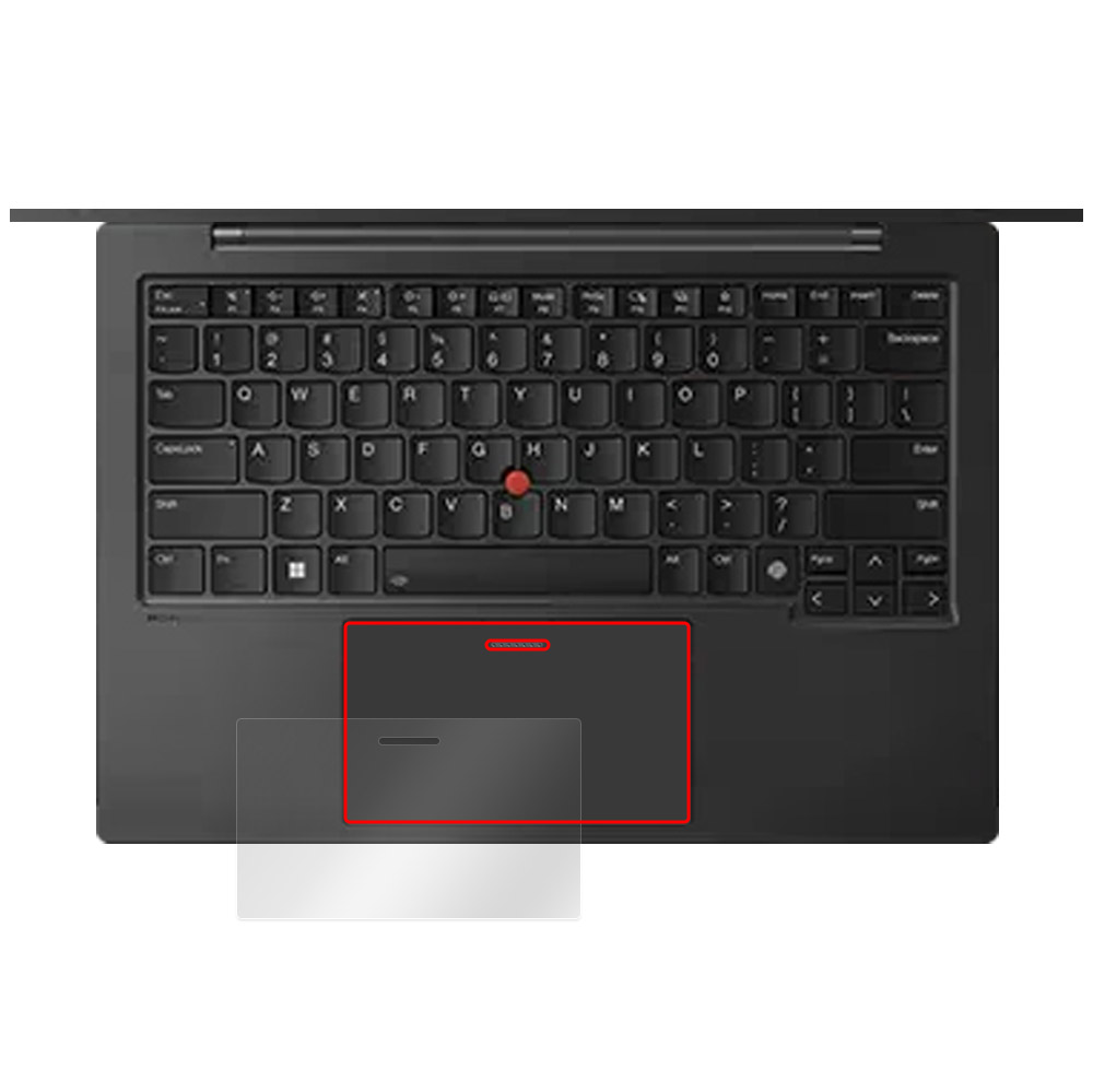 Lenovo ThinkPad X1 Carbon Gen 12 タッチパッド用保護フィルム