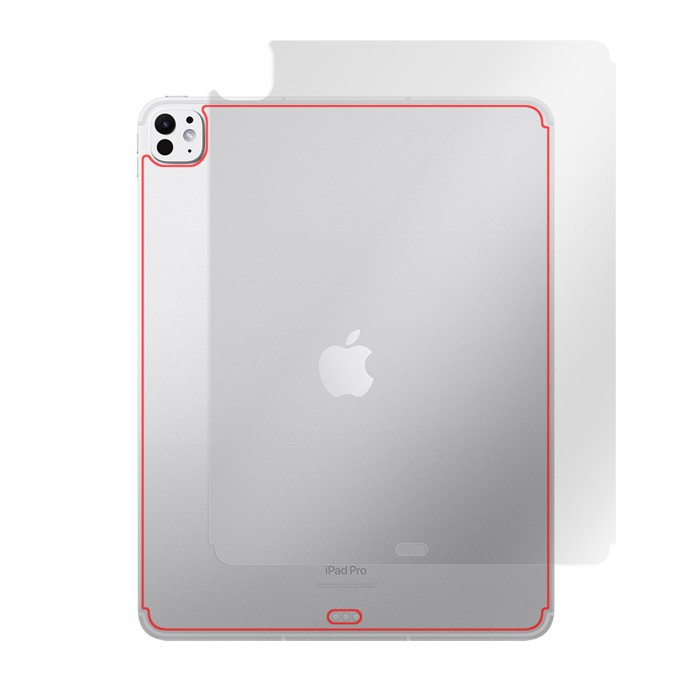 iPad Pro (13インチ) (M4) (2024) Wi-Fi + Cellularモデル 背面用保護シート