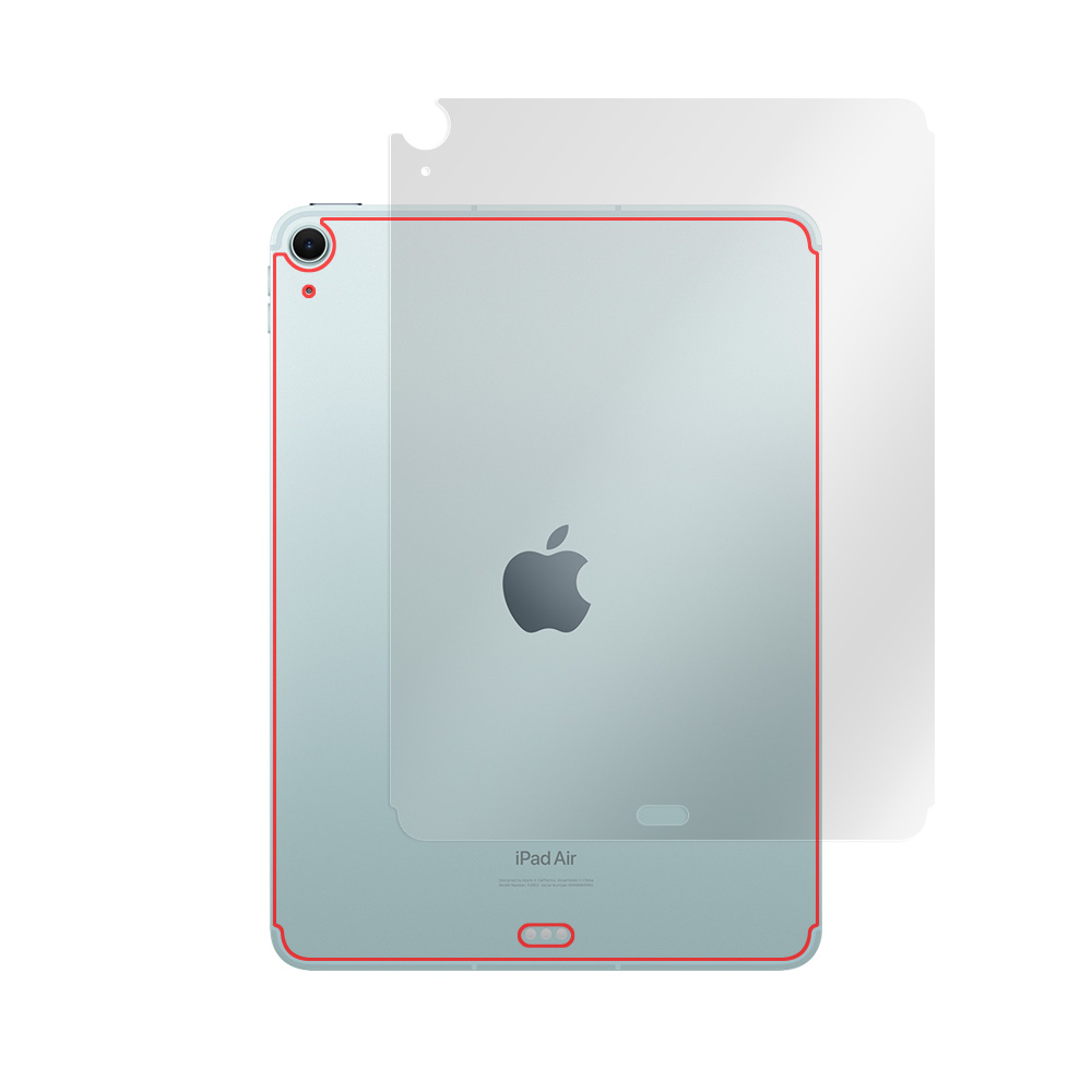 iPad Air (11インチ) (M2) (2024) Wi-Fi + Cellularモデル 背面用保護シート
