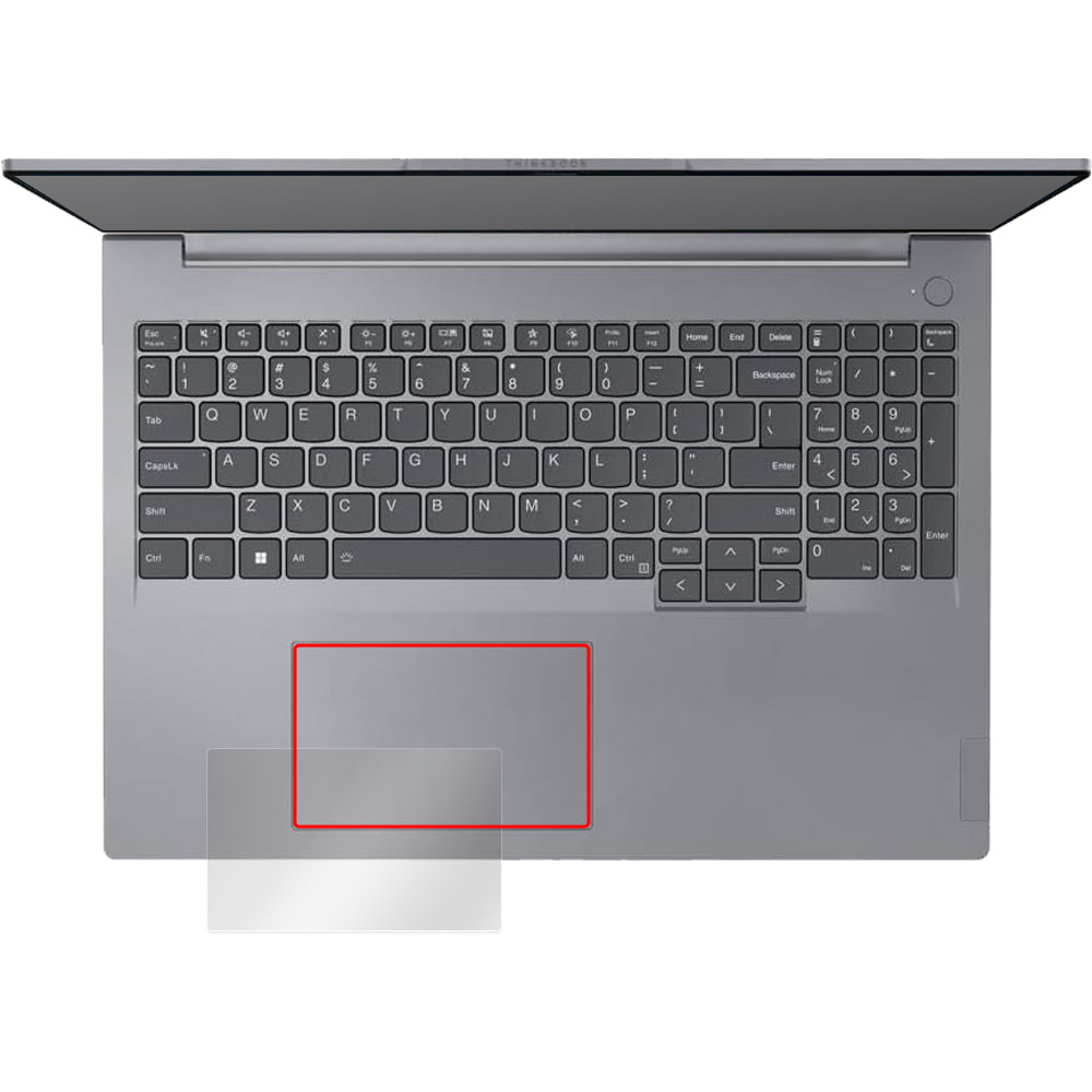 Lenovo ThinkBook 16 Gen 6 タッチパッド用保護フィルム
