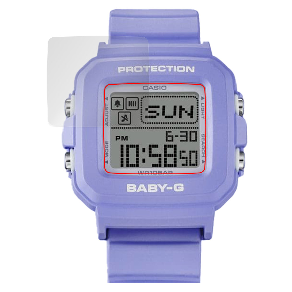 CASIO BABY-G＋PLUS BGD-10 シリーズ 液晶保護フィルム