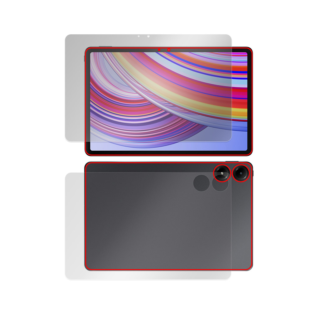 Xiaomi Redmi Pad Pro 表面・背面セットの保護フィルム