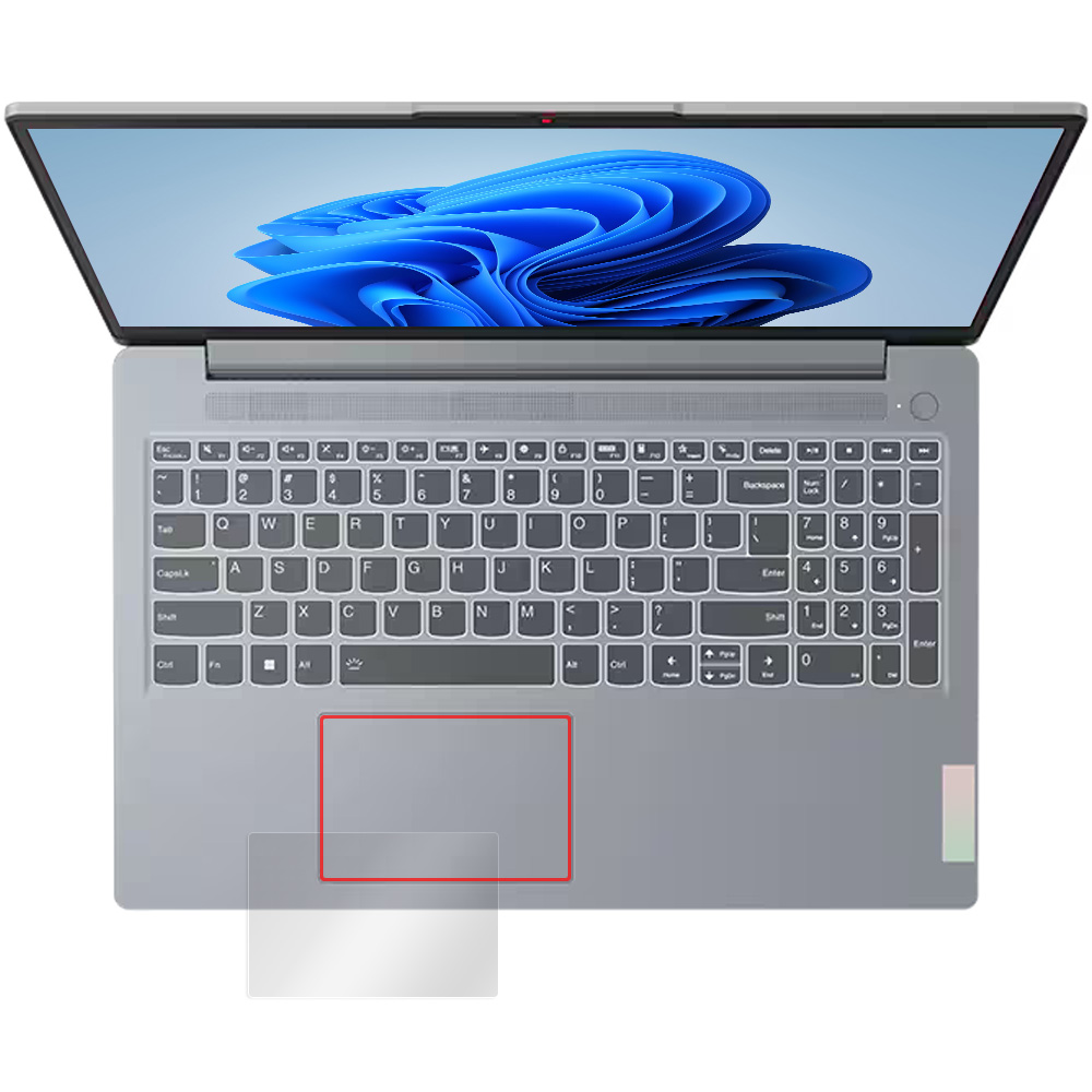 Lenovo IdeaPad Slim 3i / 3 Gen 8 15.6型 タッチパッド用保護フィルム