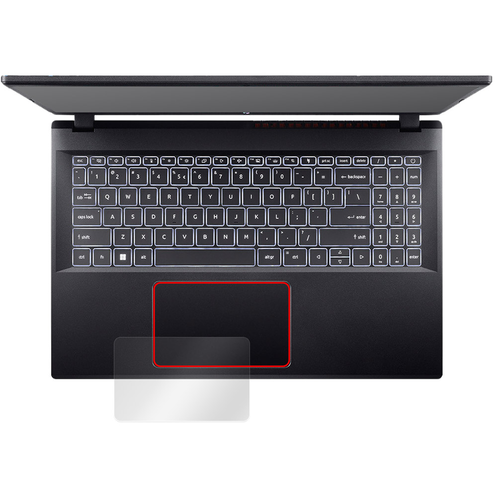 Acer Nitro V 15 ANV15-51 シリーズ タッチパッド用保護フィルム