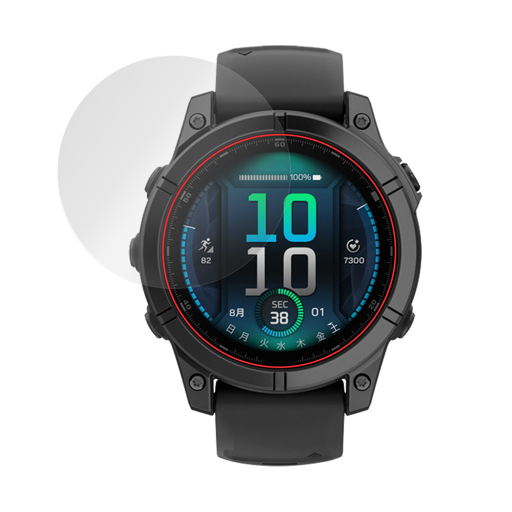 GARMIN fenix E 47mm 液晶保護フィルム