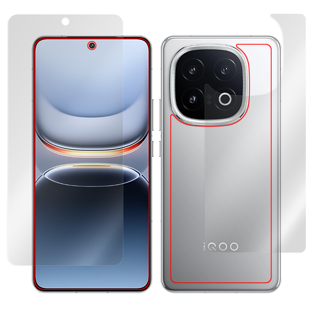 vivo iQOO 13 表面・背面セットの保護フィルム