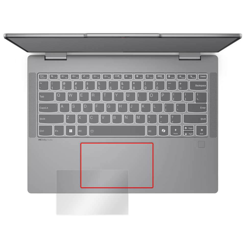 Lenovo IdeaPad 5x 2-in-1 Gen 9 14型 タッチパッド用保護フィルム