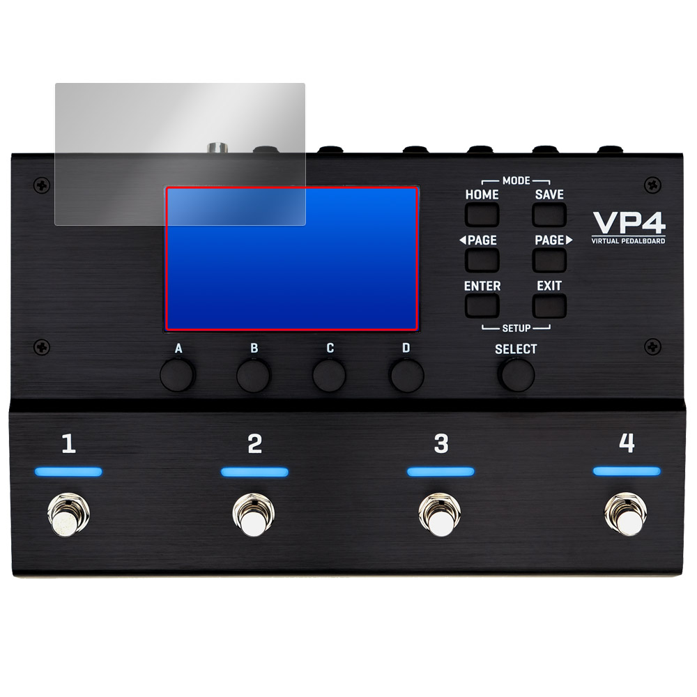 Fractal Audio VP4 VIRTUAL PEDALBOARD 液晶保護フィルム