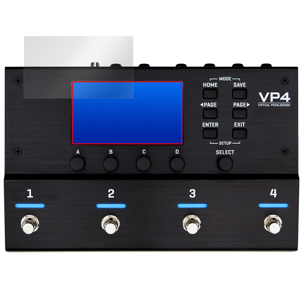 Fractal Audio VP4 VIRTUAL PEDALBOARD 液晶保護フィルム