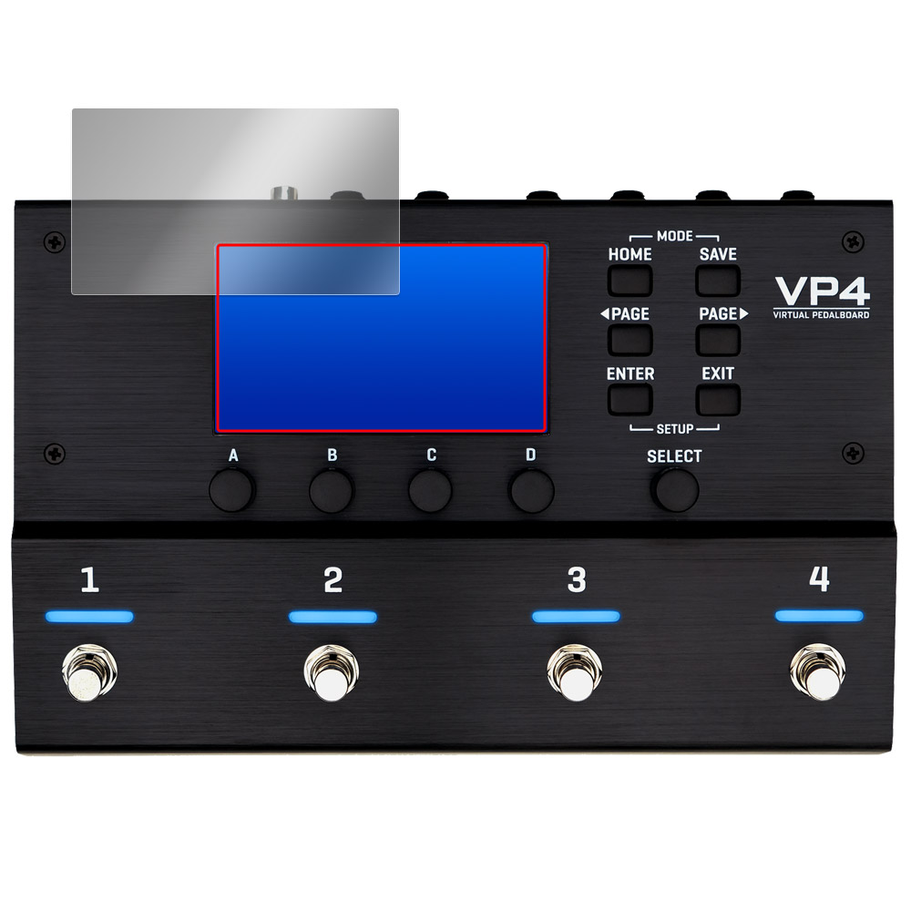 Fractal Audio VP4 VIRTUAL PEDALBOARD 液晶保護フィルム