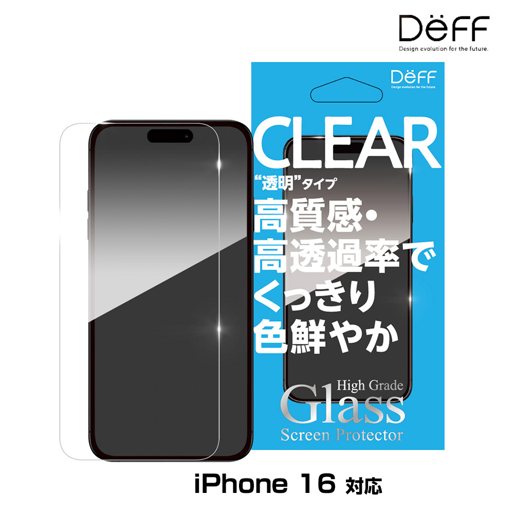 High Grade Glass Screen Protector for iPhone 16(Ʃ)