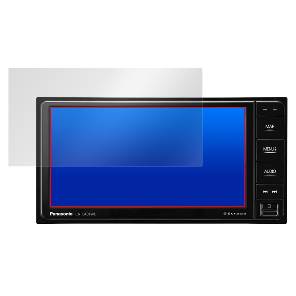 Panasonic カーナビステーション Strada CA/CEシリーズ CN-CA01WD / CN-CA01D / CN-CE01WD / CN-CE01D 液晶保護フィルム