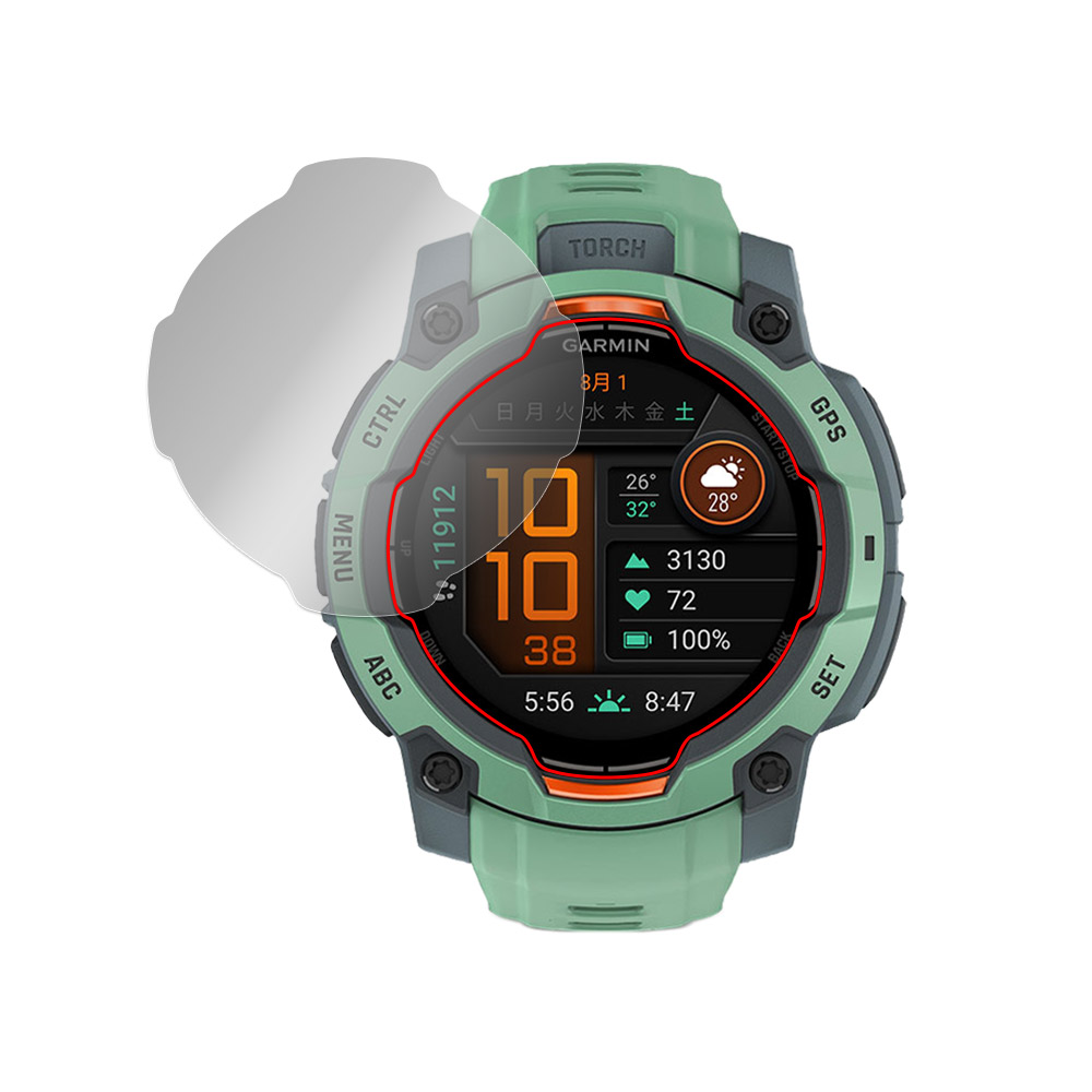 GARMIN Instinct 3 AMOLED 45mm 液晶保護フィルム