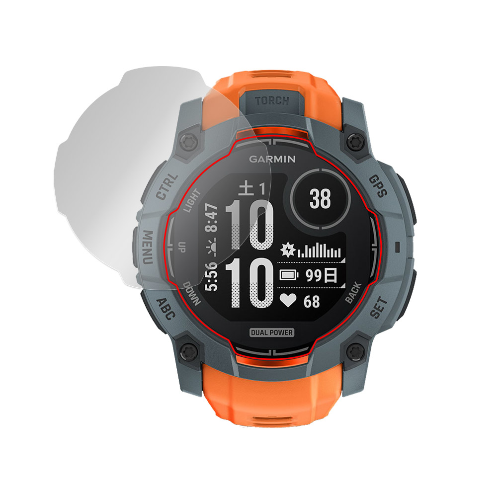 GARMIN Instinct 3 Dual Power 50mm 液晶保護フィルム