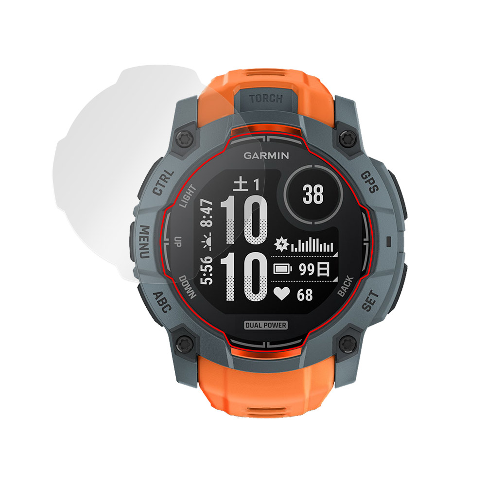 GARMIN Instinct 3 Dual Power 50mm 液晶保護フィルム