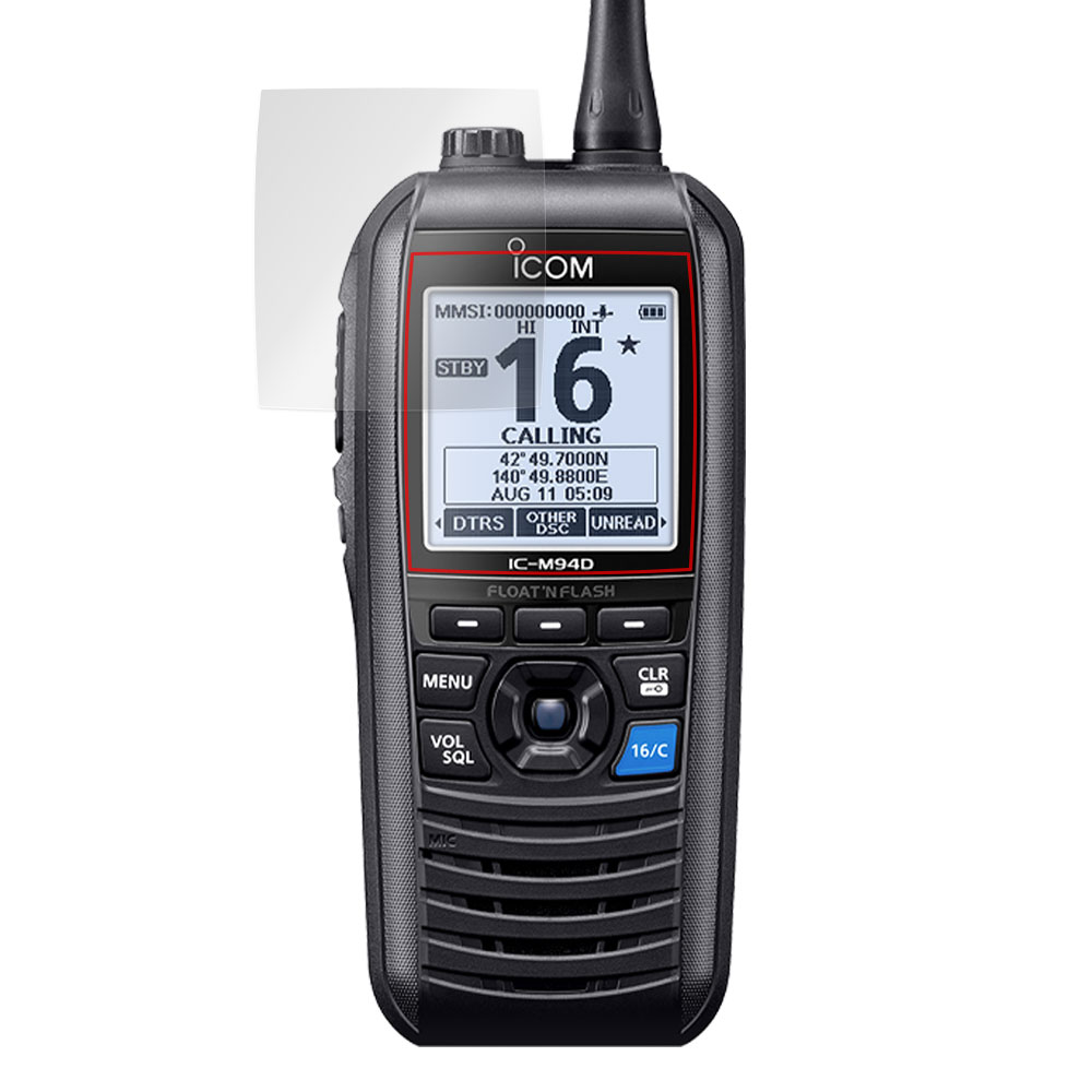 ICOM 携帯型 国際VHFトランシーバー C-M94DJ 液晶保護フィルム