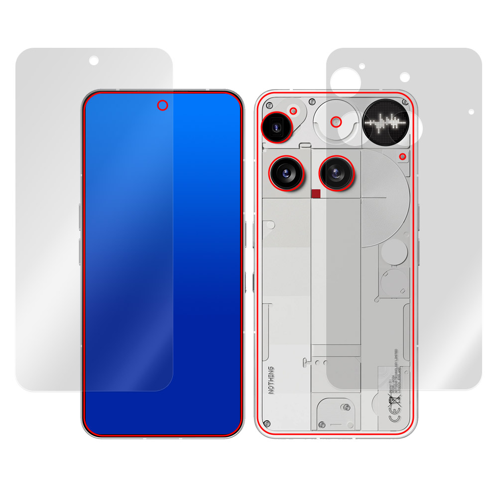 Nothing Phone (3) 表面・背面セットの保護フィルム