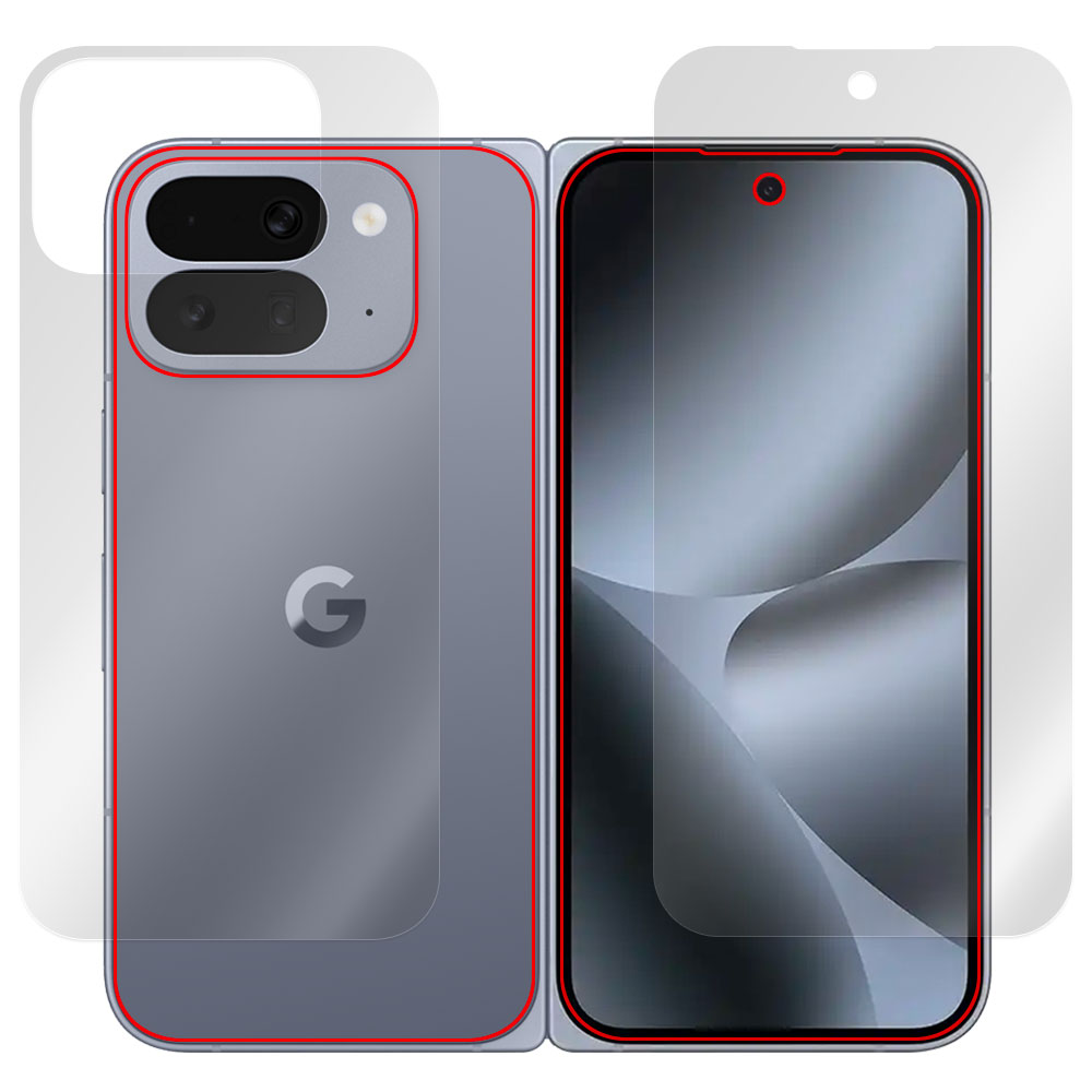 Google Pixel 10 Pro Fold 表面・背面セットの保護フィルム