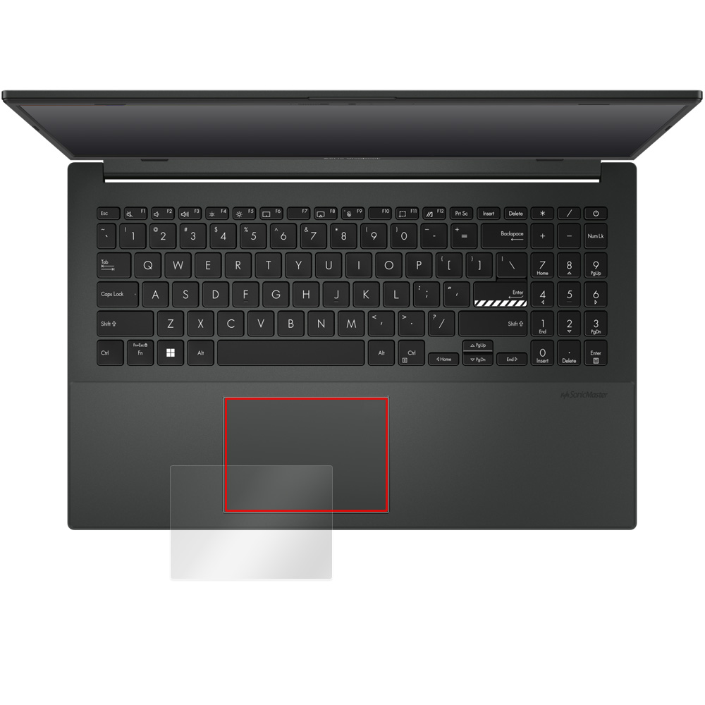 ASUS Vivobook Go 15 E1504FA タッチパッド用保護フィルム