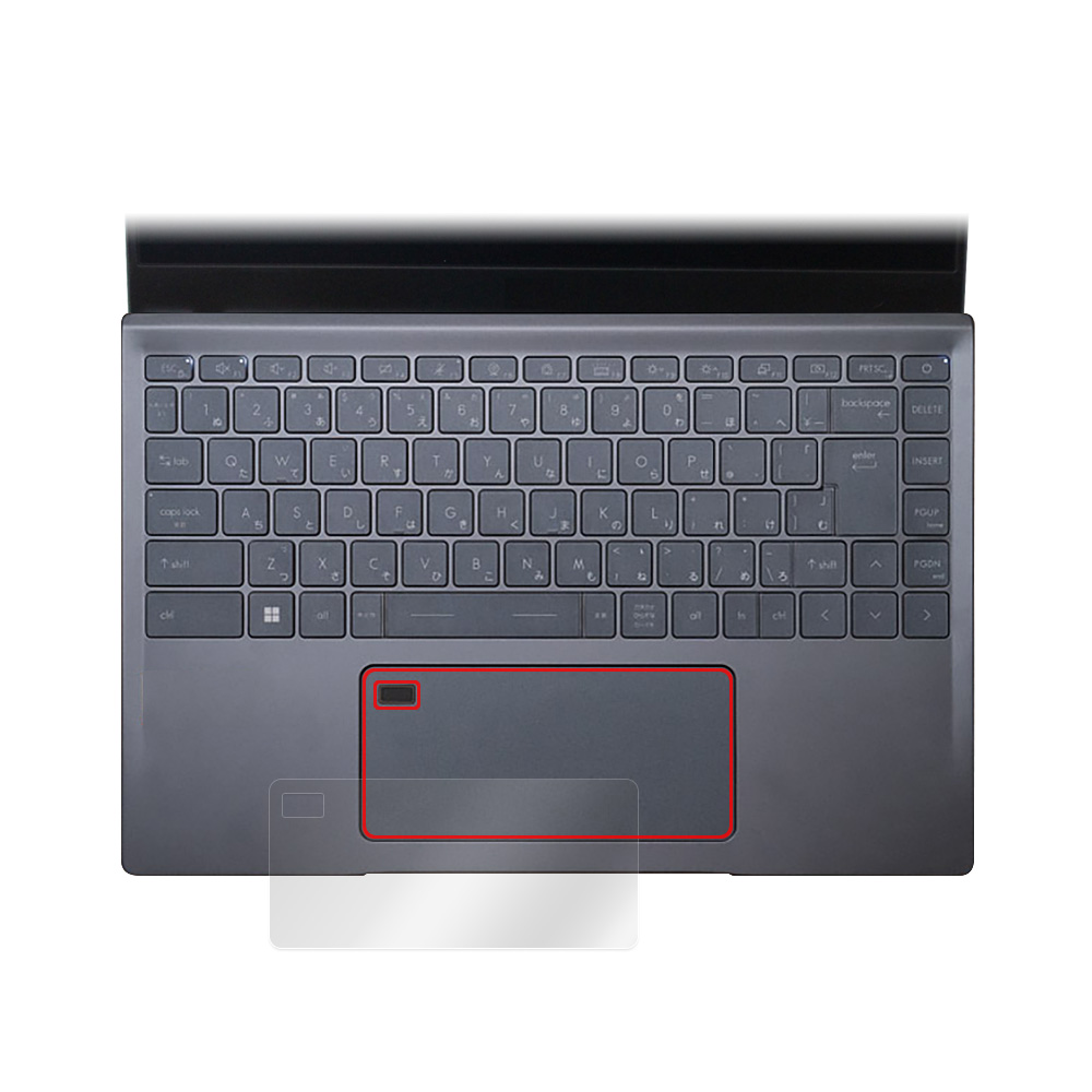 MSI Prestige 14 A12U タッチパッド用保護フィルム