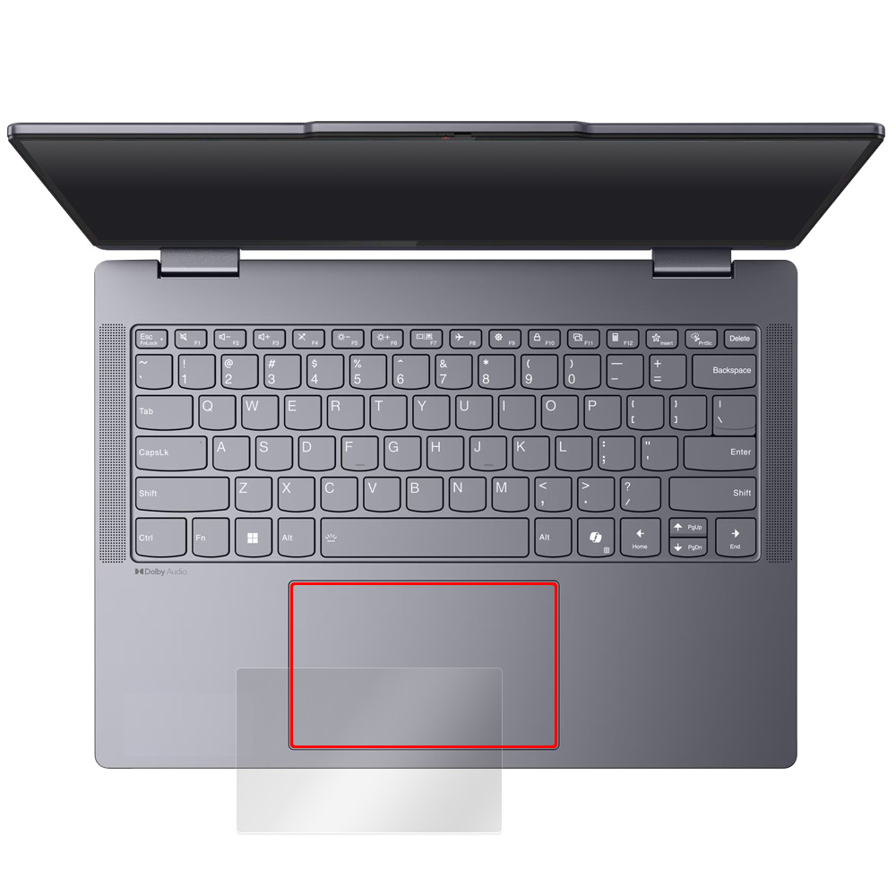 Lenovo IdeaPad 5i / 5 2-in-1 Gen 10 14型 タッチパッド用保護フィルム