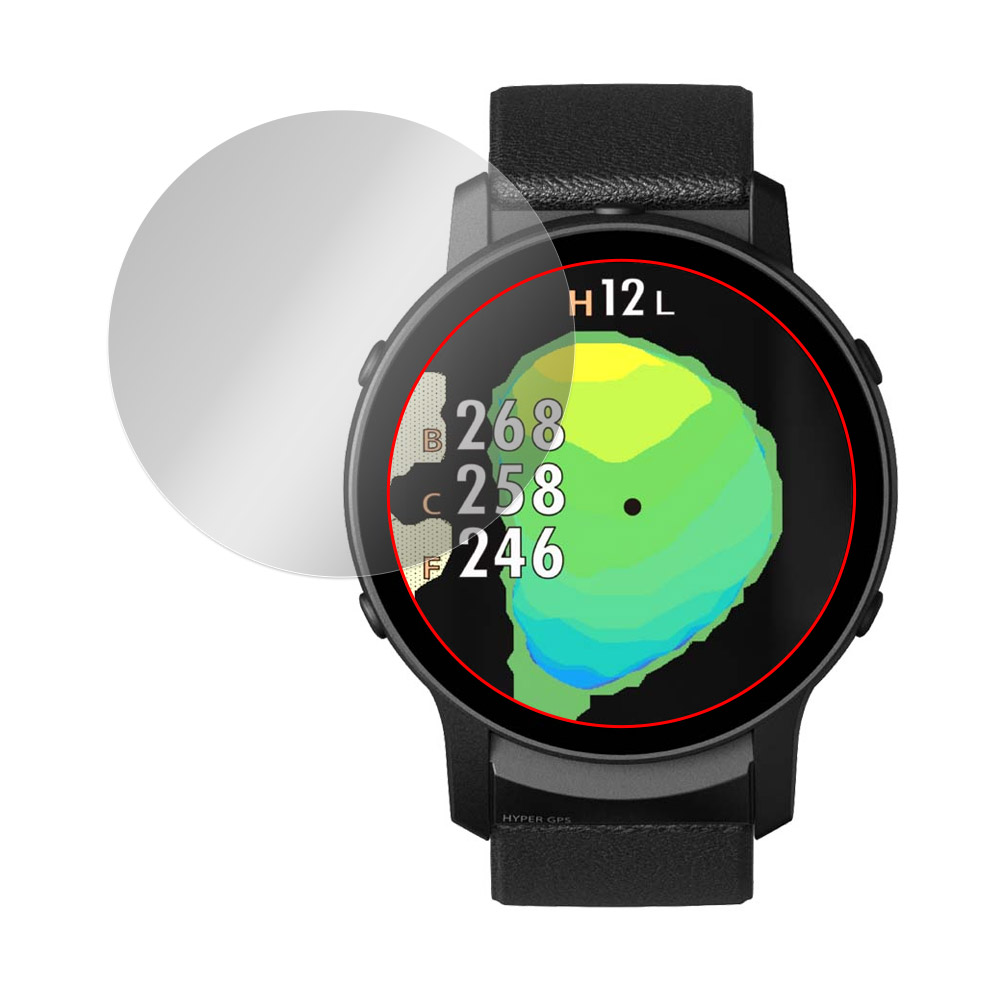 GreenOn THE GOLF WATCH GS601 液晶保護フィルム