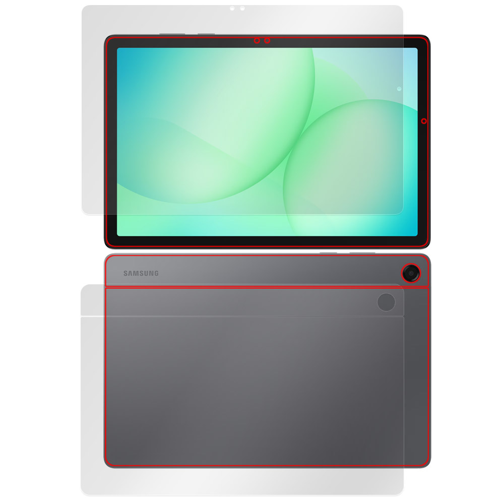 Samsung Galaxy Tab A11＋ 表面・背面セットの保護フィルム