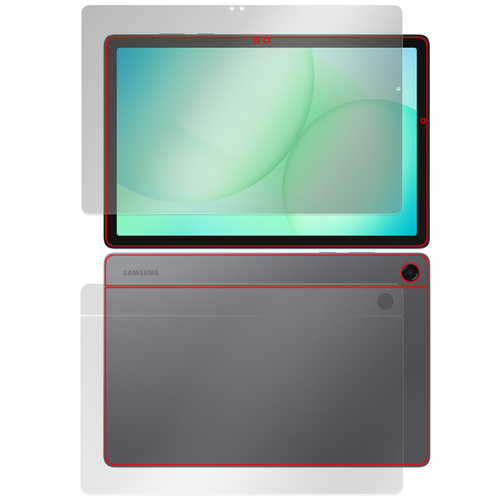 Samsung Galaxy Tab A11＋ 表面・背面セットの保護フィルム