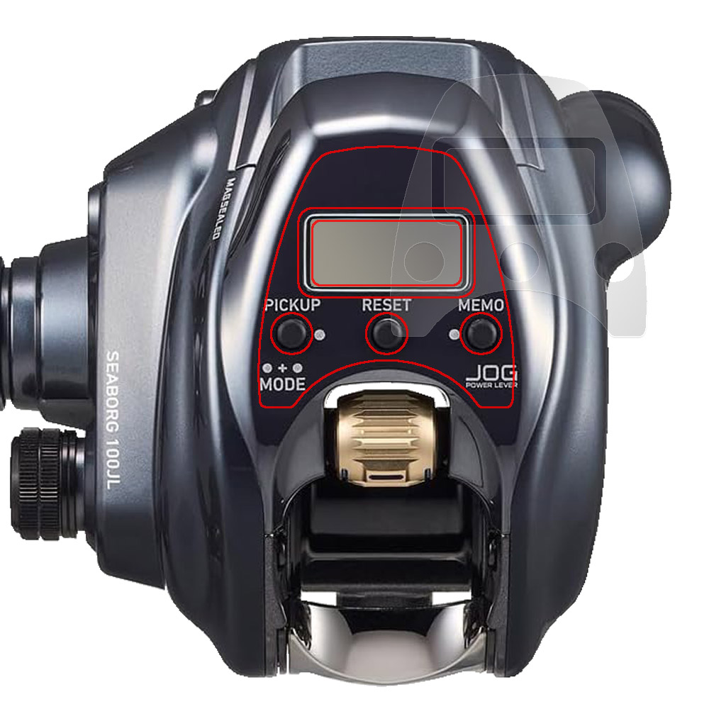 DAIWA 24 電動リール シーボーグ 100J / 100JL 液晶保護フィルム