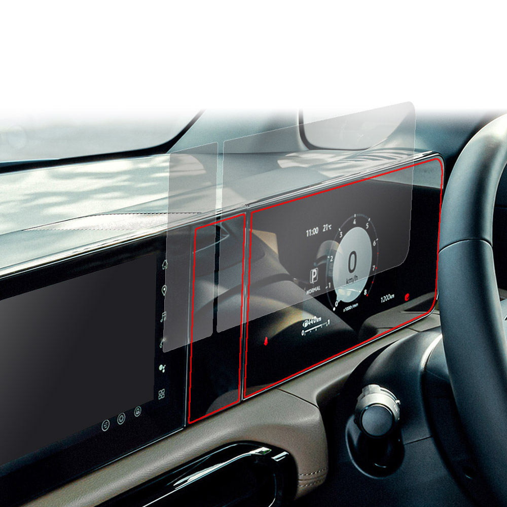 三菱 デリカミニ (25年10月以降) 7インチカラー液晶メーター 液晶保護フィルム