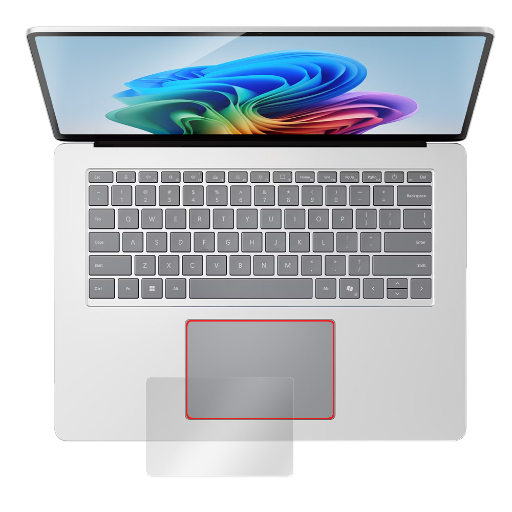 Microsoft Surface Laptop 第7世代 15インチ (2024年6月発売モデル) タッチパッド用保護フィルム