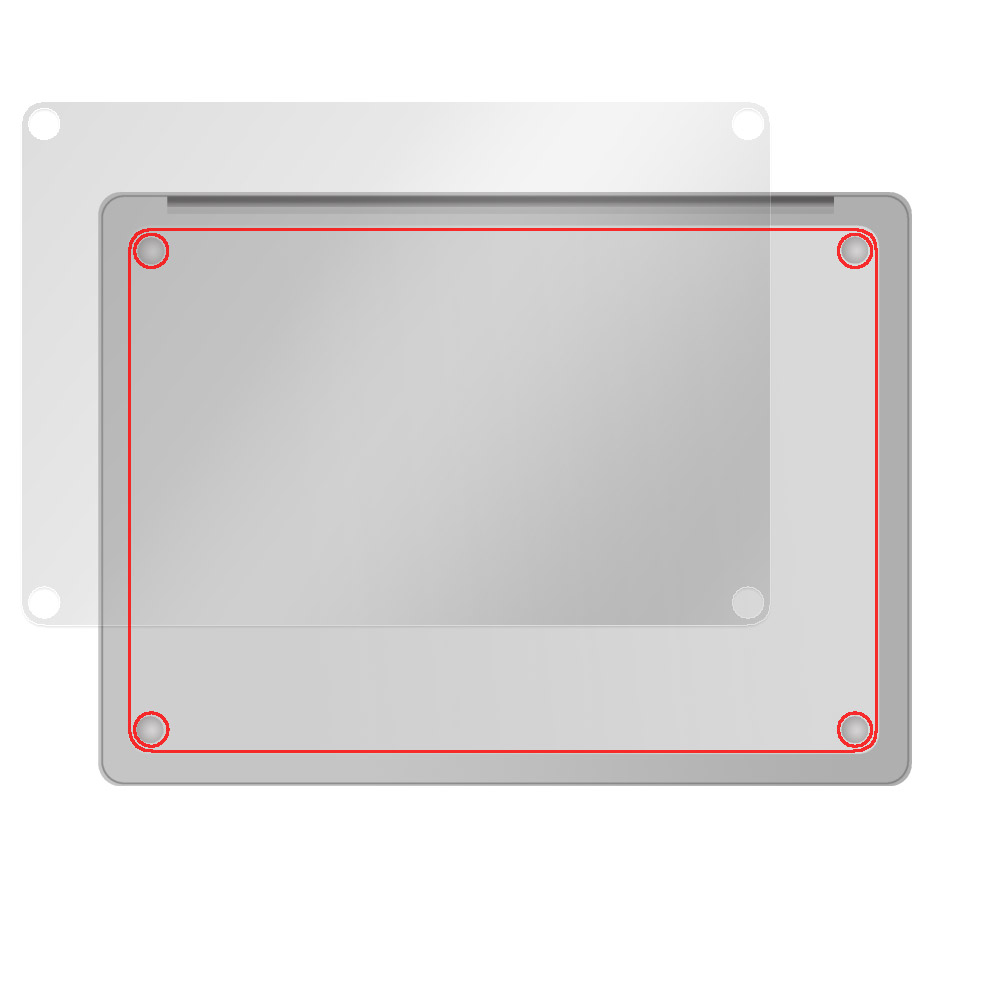 Microsoft Surface Laptop 第7世代 15インチ (2024年6月発売モデル) 底面用保護シート