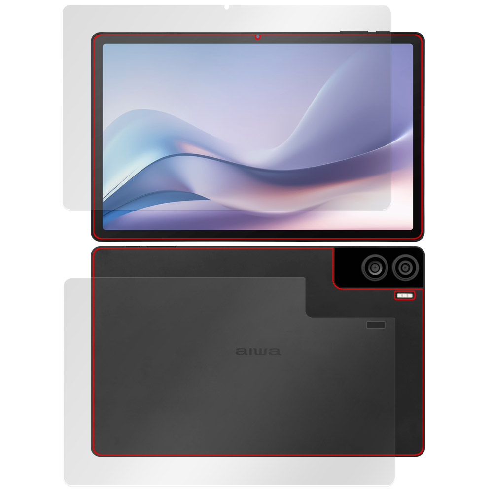 aiwa tab AS11L JA4-TBA1101 表面・背面セットの保護フィルム