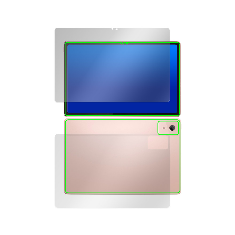 Lenovo Tab K12 表面・背面セットの保護フィルム