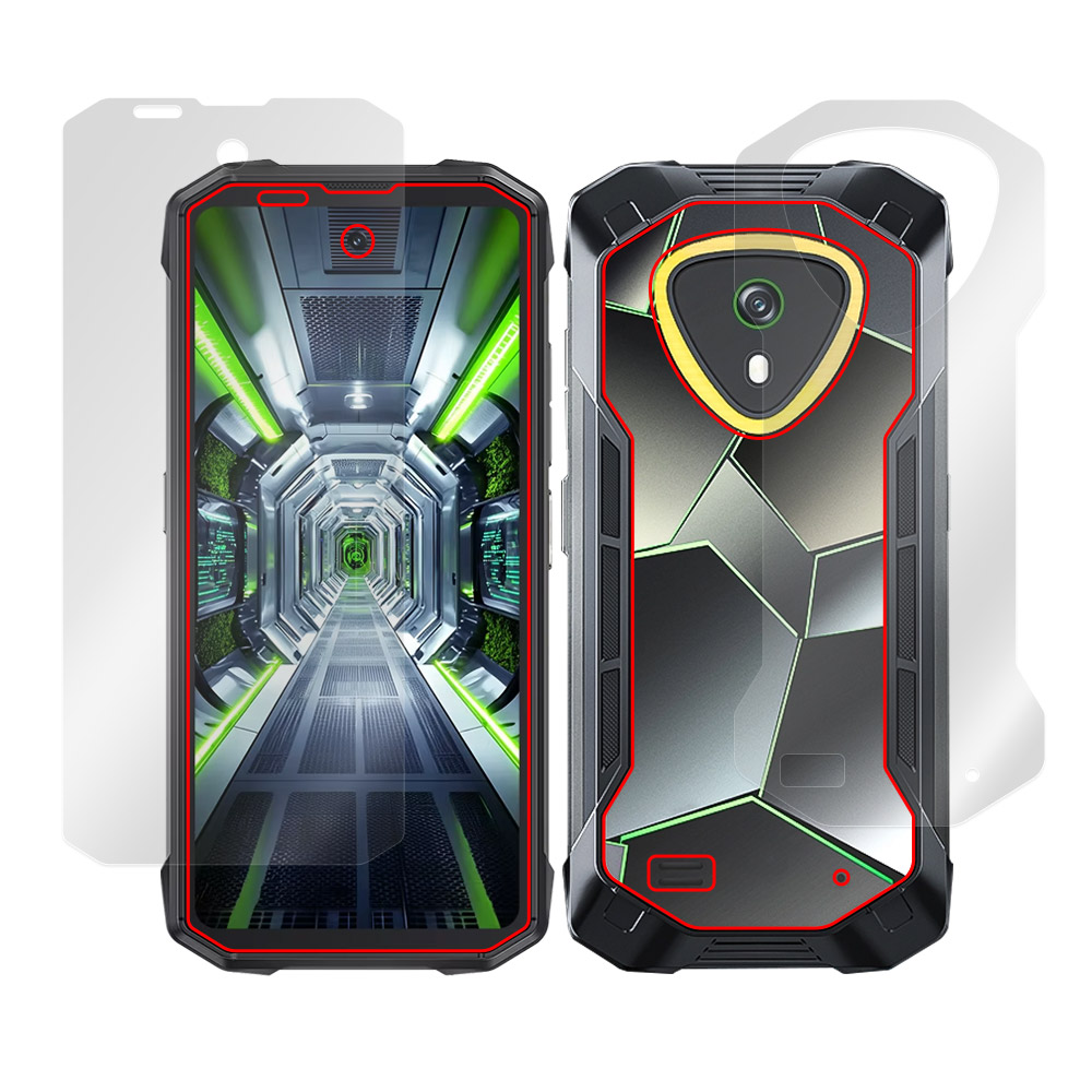 CUBOT KingKong Mini 4 表面・背面セットの保護フィルム