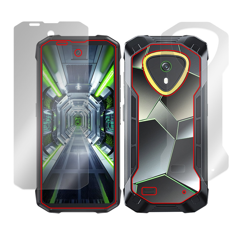 CUBOT KingKong Mini 4 表面・背面セットの保護フィルム