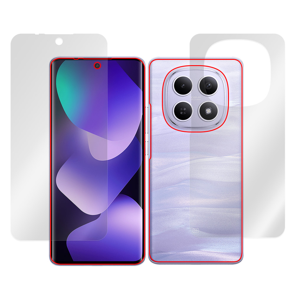 Xiaomi REDMI Note 15 5G 表面・背面セットの保護フィルム