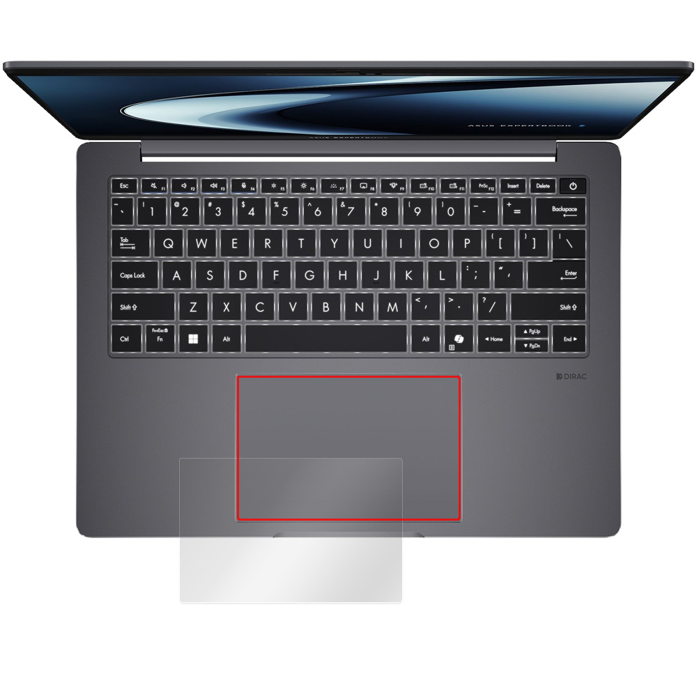 ASUS ExpertBook P3 PM3406CKA タッチパッド用保護フィルム