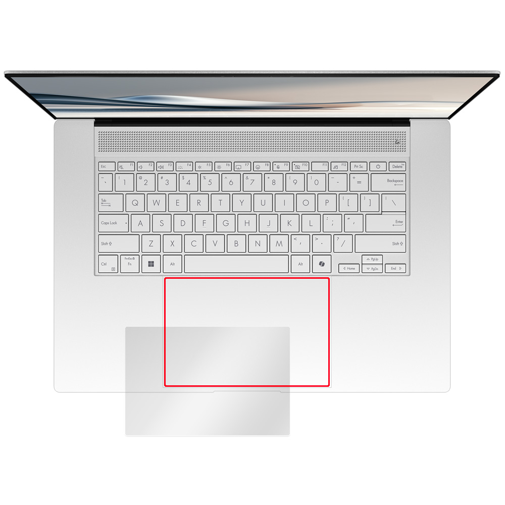 ASUS Zenbook S 16 UM5606WA / UM5606KA タッチパッド用保護フィルム