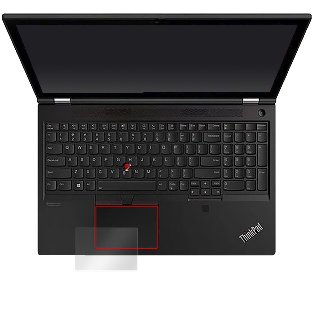 Lenovo ThinkPad P15 Gen 1 タッチパッド用保護フィルム